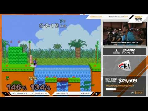 STR 2016 SSBM - Silent Wolf & Shroomed Vs. The Moon & DJ Nintendo - Smash Melee Doubles WS