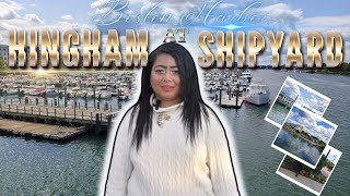 Boston Harbor at Hingham Shipyard || Boston Harbor Ferry Terminal series || South Shore MA 🚢🏝🎞📯🛳