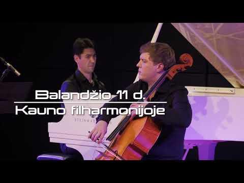 Pianist Kasparas Uinskas and cellist Alexei Shadrin concerts, promotional video