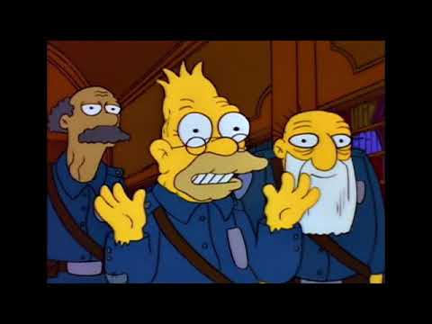 " Alors j'ai attaché un oignon à ma ceinture, c'était la mode à l'époque " - Grand-Père Simpson