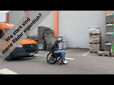 Hilfsmittel-Test: Bekomme ich mit den Alber E-Motion M25 ein Auto abgeschleppt? ￼