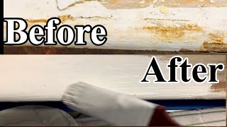HOW TO FIX PEELING FLAKING PAINT | CHIPPED PAINT REPAIR