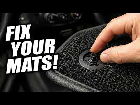 How to Replace Fix Maserati Ferrari Floor Mat Clips