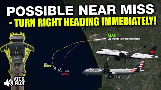 Close Call at LAX: American Airlines and Air Canada Flights Nearly Collide