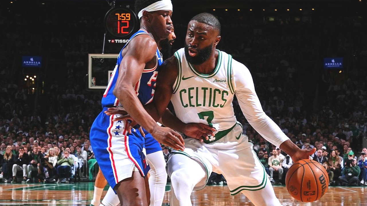 Brown 26 Pts Tatum 25 Pts Celtics Win Game 1 vs 76ers