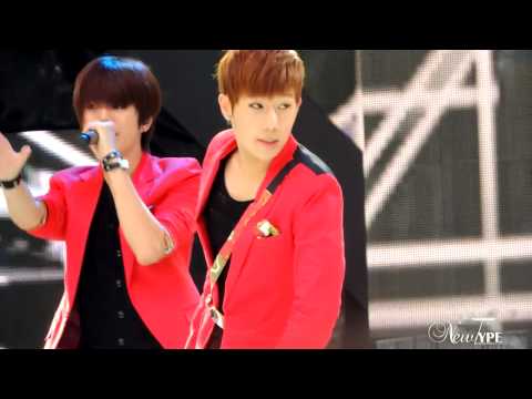 [Fancam] 120814 INFINITE - Be Mine (Sunggyu Focus) Rehearsal @ KBS Olympic London 2012 Festival