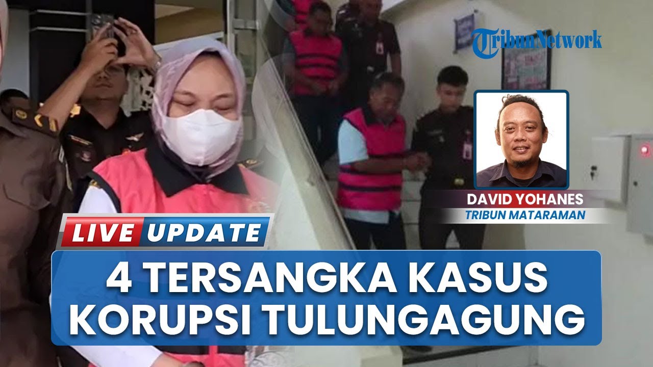 Kejari Tulungagung Tahan 4 Tersangka Kasus Korupsi, Kasus Desa Tanggung dan RSUD dr Iskak