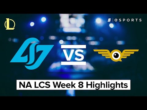 HIGHLIGHTS: Counter Logic Gaming vs. FlyQuest (2017 NA LCS Spring)