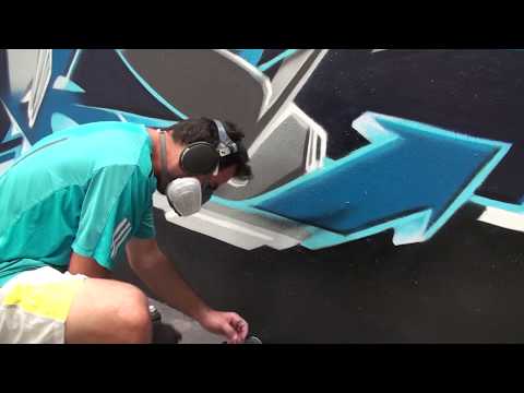 freestyle graffiti piece #12 - Kobra paint - Pensil - wildstyle - LONG