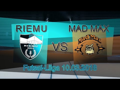 10.03.2018 Riemu - Mad Max klo 15.00 Futsal-Liiga