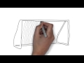 How To Draw Football Goal 