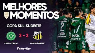 A CHAPE ESTÁ NA FINAL!! Chapecoense 2x2 Novorizontino - Copa Sul-Sudeste - Melhores Momentos