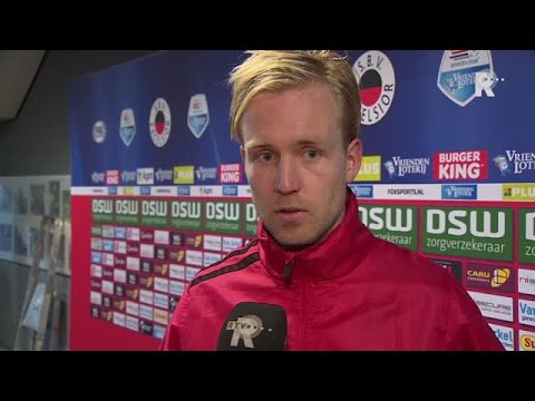 Daan Bovenberg ging na afloop in gesprek met fans