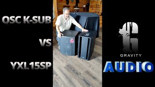 Video thumbnail for QSC K SUB VS YXL15SP - Both 1000 watt Powered Subs BUT - Wait 'til you hear what we found! by Gravity Drums