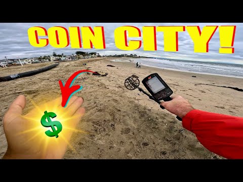 BIG STORMS Exposed Lots of Coins on This California Beach!
