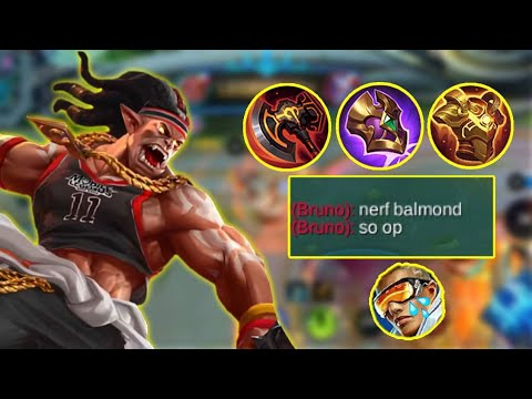 THIS BUILD TOTALLY DESTROYED ENEMY!! | BALMOND BEST BUILD | RANK ONE GLOBAL BALMOND GAMEPLAY | MLBB