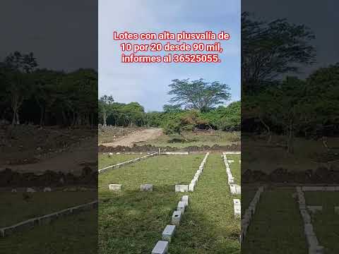 lotes en el progreso Jutiapa.