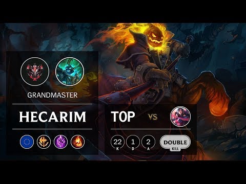 Hecarim Top vs Irelia - EUW Grandmaster Patch 9.9