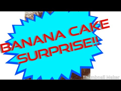 How to make a super healthy banana cake!