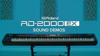 YouTube Video - Roland RD-2000 EX Stage Piano | Sound Demos
