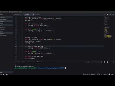 Enigma Simulator - Speedcoding in Python