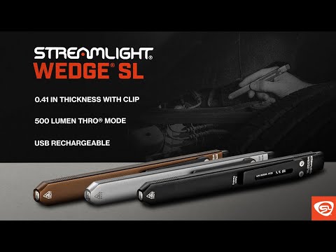 Streamlight® Wedge® SL: Ultra-Thin Rechargeable EDC Inspection Flashlight