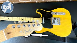 Video thumbnail for Fender American Professional Telecaster + ClassicGear Vintage Style Tuners by STUFFandTHINGS