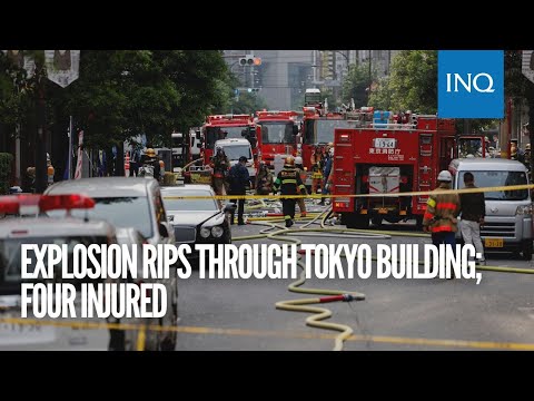Explosion rips through Tokyo building; four injured
