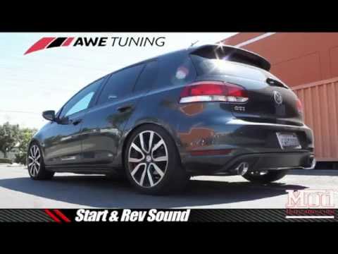 Sound Demo: VW Golf GTI Mk VI AWE Tuning Cat-Back Exhaust Installed @ ModAuto