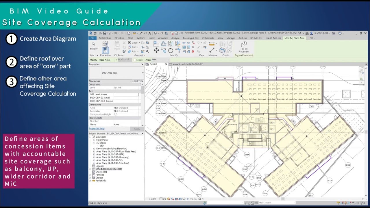 Site Coverage Calculation