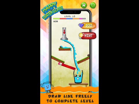 Happy Water Glass – Draw and F Video