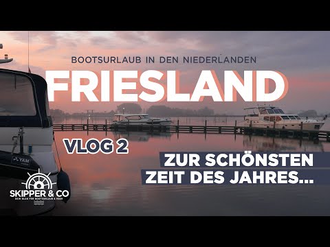 Motorboat Holiday - Friesland is so beautiful in autumn (NL) - Vlog 2