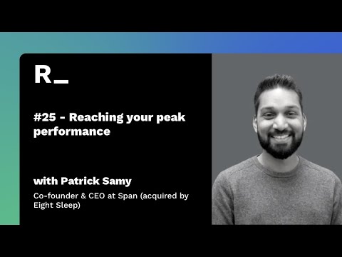 25 - Patrick Samy: Reaching your peak performance - YouTube