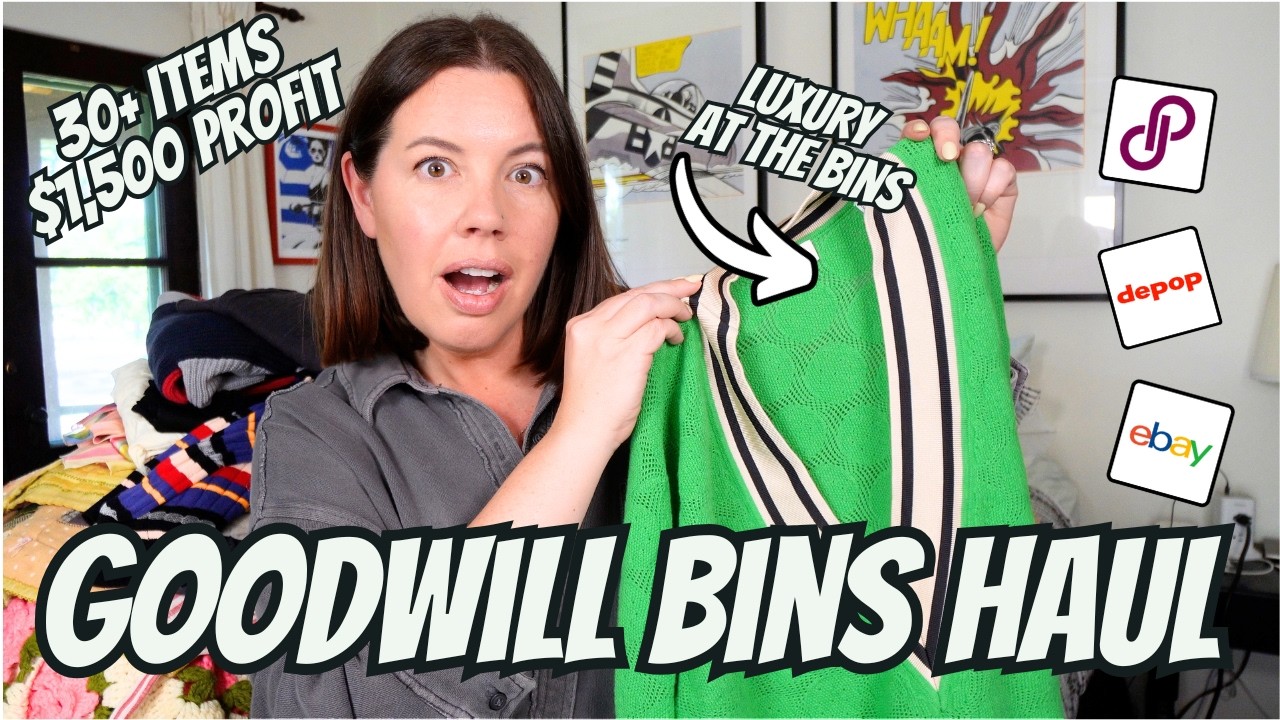 I Found $1,500 Profit on a WEIRD Day at the Bins Sourcing for Items to Resell on Poshmark and Ebay!