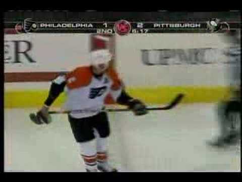 Highlights: Penguins vs. Flyers: Game 2 2008 Playoffs