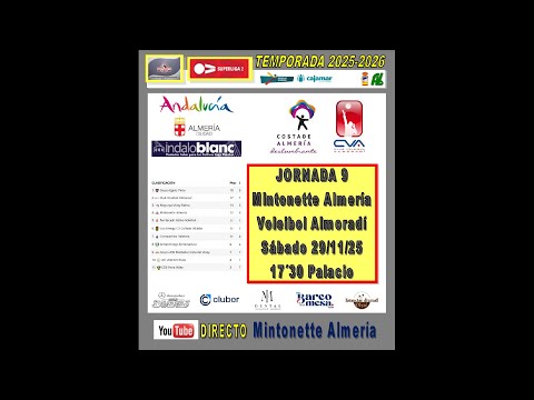 1ª ANDALUZA F. JORNADA 8. MINTONETTE ALMERIA - ACADEMIA