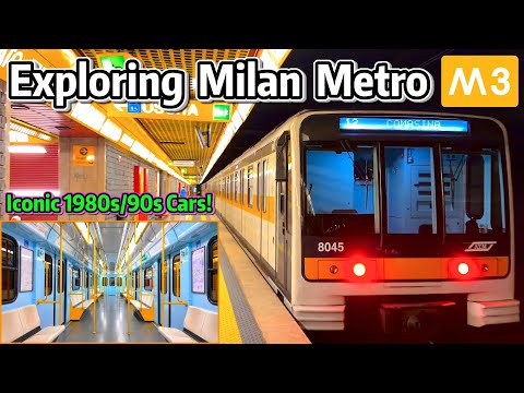 ⁴ᴷ⁶⁰ Exploring Metro Line 3 in Milan, Italy!
