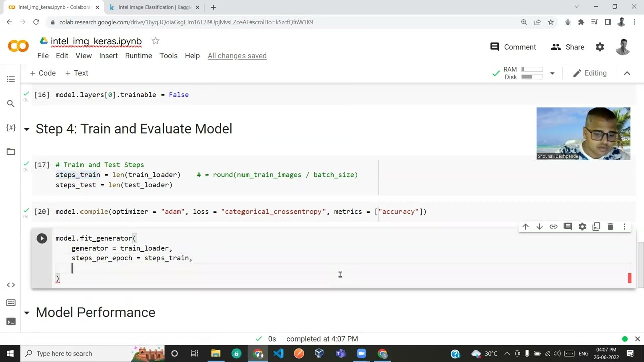 Implement Pretrained VGG16 Tensorflow Keras Model on Intel Image Dataset on Kaggle from Scratch