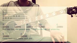 How To Play "WINTERLONG" by Neil Young | Acoustic Guitar Tutorial on a Ibanez Concord