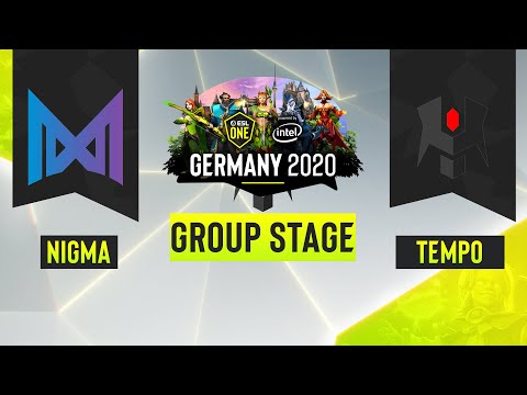 Dota2 - Nigma vs. Tempo - Game 1 - ESL One Germany 2020 - Group Stage