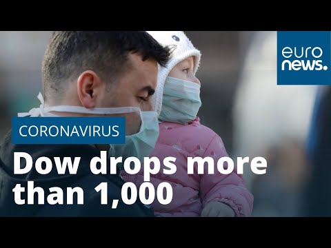 Markets plunge further COVID-19 fears, with Dow closing down more than 870 points