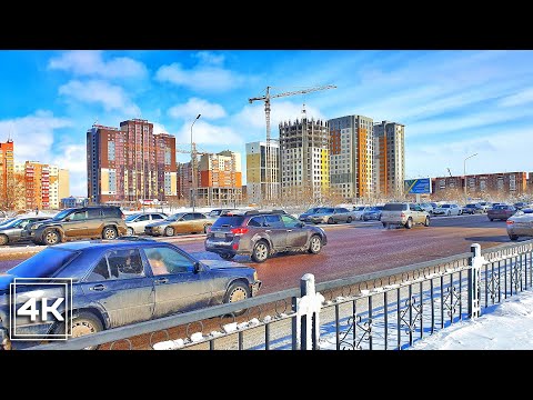 Karagandy walking | "Victory Park" and the heart of the South-East of Karaganda | Kazakhstan 4K