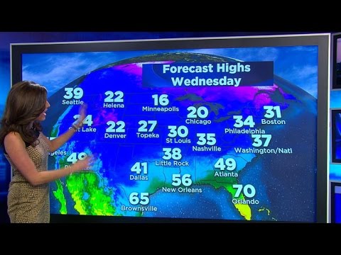 Weather forecast: Millions face snow, cold for New Year's Eve