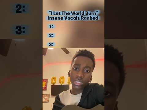 I Let The World Burn - Insane Vocals Ranked 🎤🤯 #cover #lettheworldburn
