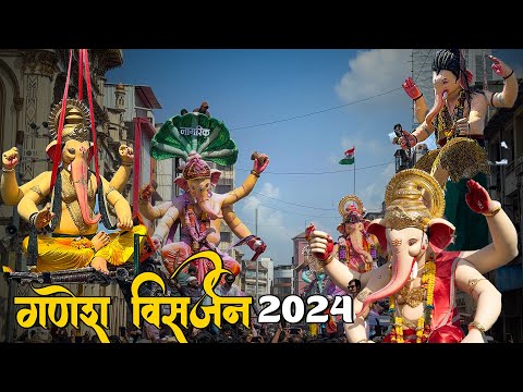 Ganesh Visharjan 2024 | Surat's All Biggest Ganpati Visarjan, Hazira Port | Ganesh Utsav | #vlog 205