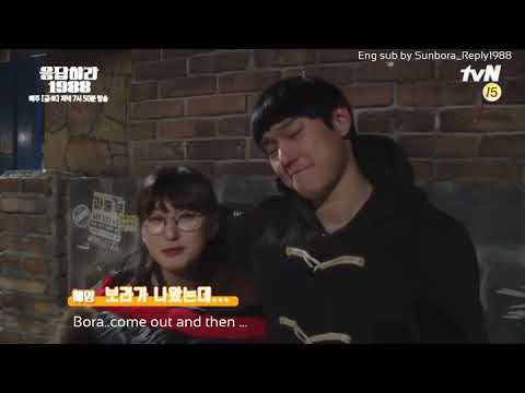 Reply1988 Go Kyung-pyo and Ryu Hyeyoung behind the scene ep.12