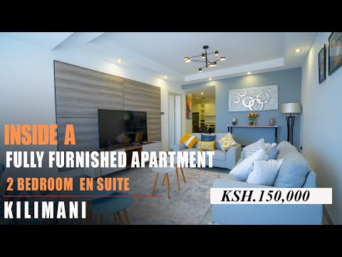 Most Luxurious Fully Furnished 2 - Bed Apartment for Rent in Kilimani, Nairobi | Kenya