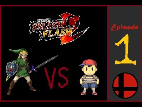 Link VS Ness | Super Smash Flash 2 | Episode 1
