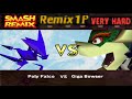 Smash Remix Classic Mode Remix 1P Gameplay With Polygon Falco VERY HARD