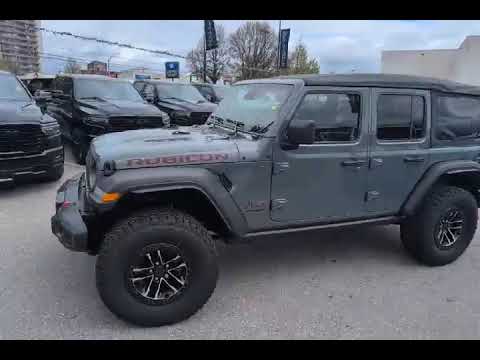 2026 Jeep Wrangler in Gray for sale at Kitchener Chrysler Dodge Jeep Ram in Kitchener, ON